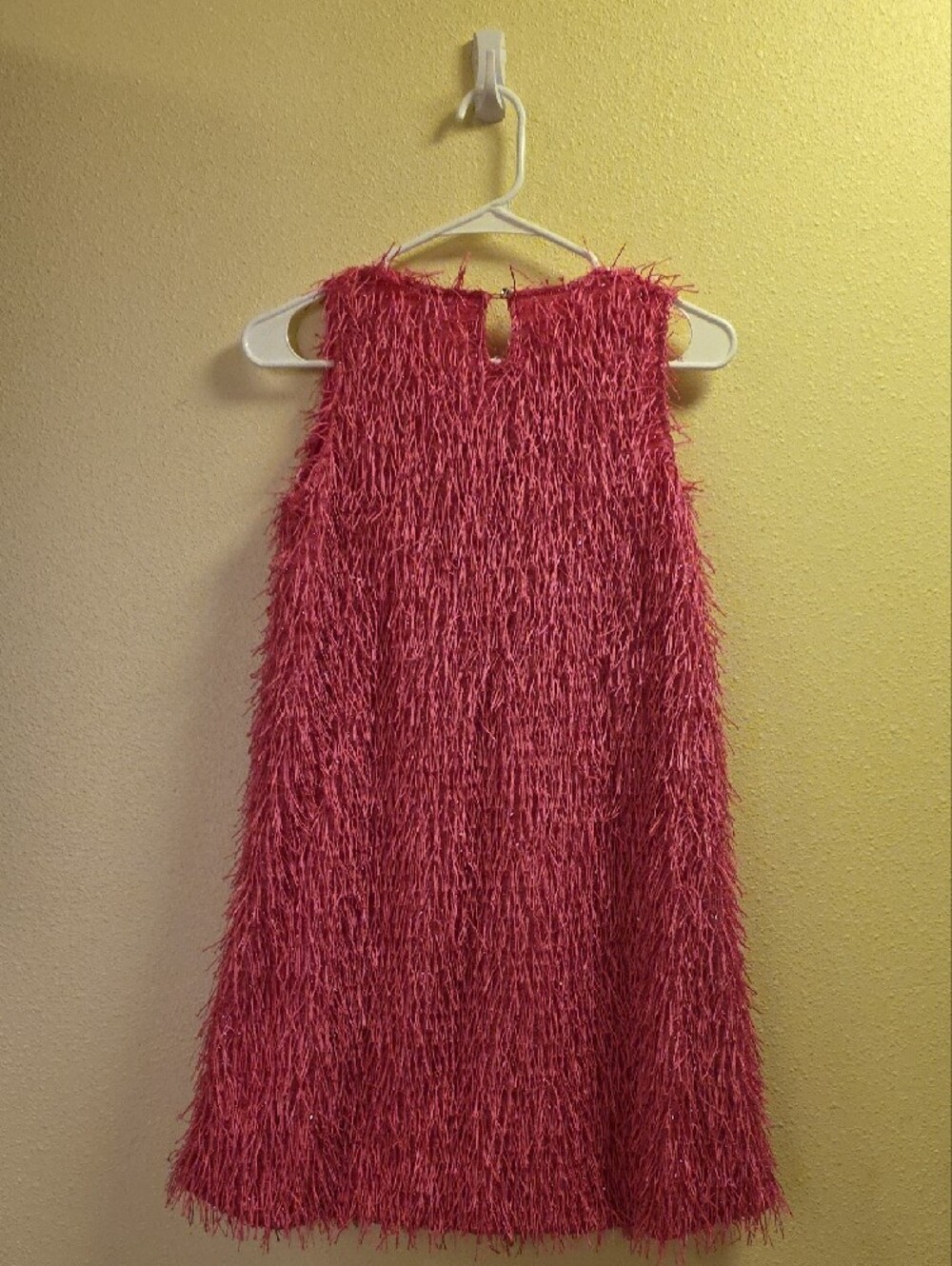 Lola + The Boys Bright Mia Pink Fringe A-Line Party Dress -  NWT Size 14T - Picture 5 of 10